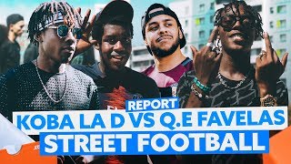 Koba LaD VS QE Favelas  Street Football [upl. by Ydissahc484]