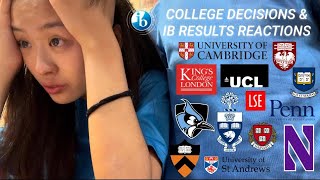 COLLEGE DECISIONS  IB RESULTS REACTION 2023 ivies t10s northwestern jhu uk cambridge hk intl [upl. by Ardnahsal243]