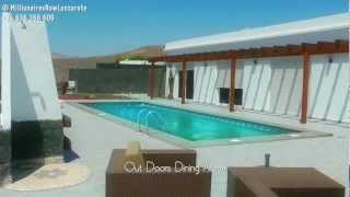 Modern 4 Bed Luxury Villa for sale Puerto Calero Millionaires Row Lanzarote [upl. by Yeclek628]