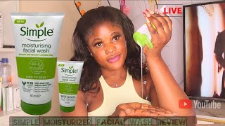 Simple Moisturising Facial Wash Review 👉This is All You Should Know before Buying Review by  Vicky [upl. by Jeanelle]