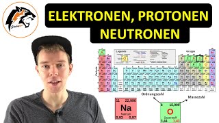 Anzahl Elektronen Protonen amp Neutronen bestimmen  Periodensystem [upl. by Areem]