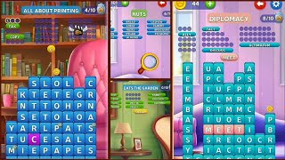 Kitty Scramble Word Stacks Moscow  Rome Level 56 to 60 Full HD By Clever App Pte Ltd [upl. by Eatnhoj]