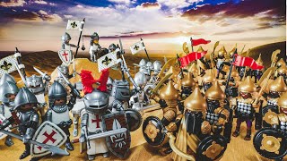 Playmobil Crusaders vs Saracens a stop motion film [upl. by Clymer]