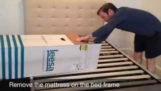 Leesa Mattress Unboxing [upl. by Janna]