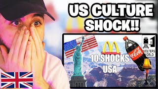 Brit Reacts to Visit USA  10 Culture Shocks Foreign Tourists Have When They Visit America [upl. by Normy]