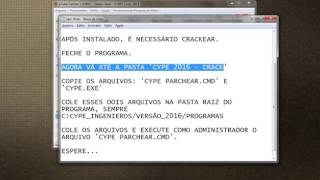 Instalando e ativando licença Cypecad 2016 ENGVENDAS [upl. by Daberath]