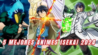 5 MEJORES ANIMES ISEKAI  TEMPORADA INVIERNO 2024 [upl. by Ayerdna]