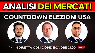 COUNTDOWN ELEZIONI USA  Analisi dei Mercati Finanziari del 3 Novembre 2024 [upl. by Hcirteid247]