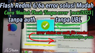 Cara Flash Redmi 6 via sp flashtool tanpa auth tanpa UBL 100 Berhasil [upl. by Philoo237]