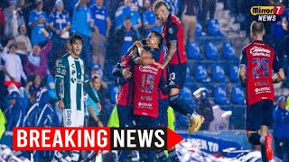 Cruz Azul Dominates Santos Laguna Eyes Record in Impressive Win [upl. by Annaxor]