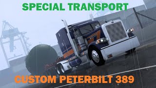 ATS  ⚠ SPECIAL TRANSPORT ⚠  CUSTOM PETERBILT 389  American Truck Simulator 143 [upl. by Selinda]