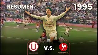 Universitario vs Aurich Cañaña  Resumen  Gol de Jean Ferrari Jugado en el Lolo Fernández 1995⚽🎞 [upl. by Isnam]