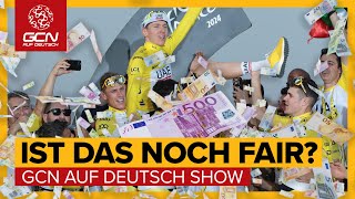 Die unglaublichen Gehälter der Radprofis  GCN auf Deutsch Show 242 [upl. by Cutcliffe]