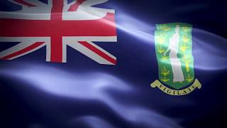 British Virgin Islands anthem amp flag FullHD  Британские Виргинские острова гимн и флаг [upl. by Yonatan]