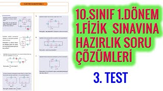 Yazılıya Hazırlık Elektrik ve Manyetizma 3 test [upl. by Initof787]