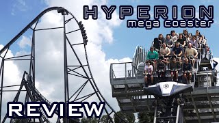 Hyperion Review  Energylandias World Class Intamin Hyper Coaster [upl. by Annaerdna]