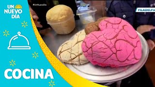 Receta para preparar conchas en forma de corazón  Un Nuevo Día  Telemundo [upl. by Ariaet]