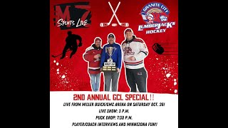 MinneZona Sports Live 2nd Granite City Lumberjacks Special [upl. by Landahl]