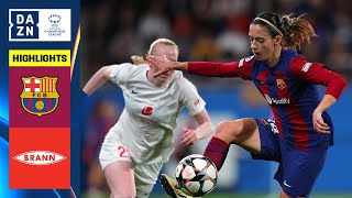 HIGHLIGHTS  Barcelona vs SK Brann  UEFA Womens Champions League 202324 Español [upl. by Bryant]