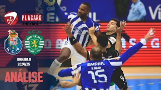 FC PORTO 30 x 31 SPORTING CP  JORNADA 11  ANDEBOL 1  2425  ANÁLISE [upl. by Beltran928]