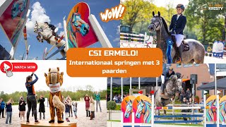 WINNEN amp VALLEN  Internationaal springen Ermelo in de TOP 3💥🤩 ✰vlo 357✰  Kristy Snepvangers [upl. by Lehsar]