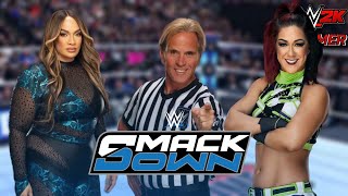 Bayley vs Nia Jax  WWE SmackDown 2K24 Gameplay [upl. by Brinkema]