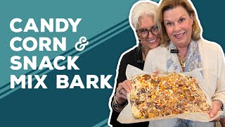 Love amp Best Dishes Candy Corn amp Snack Mix Bark Recipe  No Bake Halloween Dessert Ideas [upl. by Marquita]