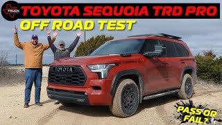 Is The Toyota Sequoia TRD PRO Good Off Road  TTC Hill Test [upl. by Sabina]