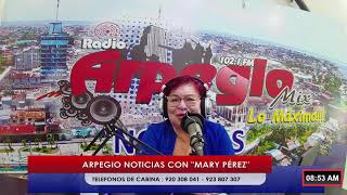 ARPEGIO NOTICIAS Con MARY PEREZ  PROGRAMA 06112024 [upl. by Vlad]