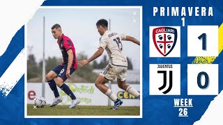 CAGLIARI U19 10 JUVENTUS U19  Campionato Primavera 1 20232024 Week 26  Highlights  16032024 [upl. by Anirdnajela745]