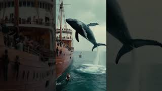 Whale Attacks Ship In Ocean shark shorts octopus fishing crocodile whale [upl. by Dlnaod]