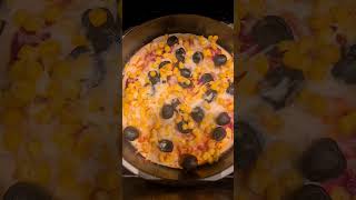 AIR FRYER PIZZA RECIPE mushrooms Tonights dinner idea dinnerideas foodie usa busymoms [upl. by Magulac]