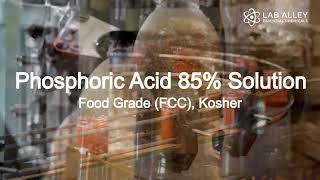 Phosphoric Acid 85 Solution Food Grade FCC Kosher [upl. by Aikimat]