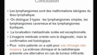 Lymphangiome Kystique Médiastinal  Jihen Ben Ammar [upl. by Thorncombe]