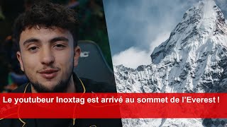 Le youtubeur Inoxtag est arrivé au sommet de l’Everest [upl. by Barrie]