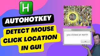 AutoHotkey v1 v2  Where Did The User Click In The GUI MouseGetPos [upl. by Esinaj]