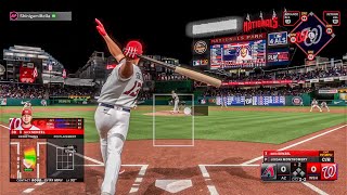 Grand Slam Made Him Quit MLB The Show 24 Online Rated Nationals vs Dbacks PS5 Gameplay [upl. by Lonyer]