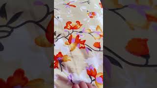 Orange flower bed sheet design [upl. by Rodney11]