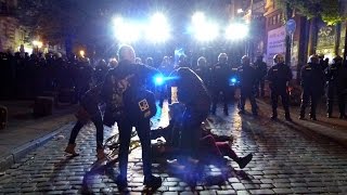 Attacke auf Polizisten im Hamburger Schanzenviertel [upl. by Sweatt]