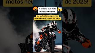 Malus Sonore pour les motos à partir de 2025 [upl. by Brandwein525]