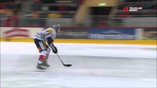 Henrik Zetterberg OneHanded Shootout Goal vs SCL Tigers but  010413 [upl. by Cowen]