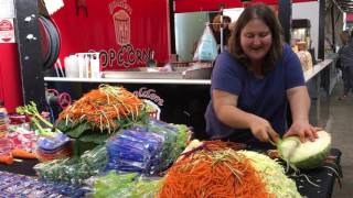 Dandenong Market traders show off their skills [upl. by Wellesley]