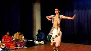 Bharatanatyam performance by Yatin Agarwal Varnam part 1 [upl. by Navaj]