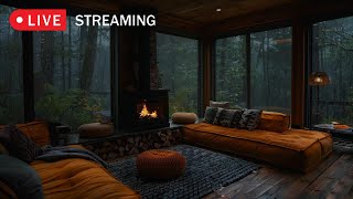 Fall Asleep With The Soothing Sounds Of Rain And Thunder  ASMR Relax with Rain Sounds🎹 [upl. by Ecirtnuahs]