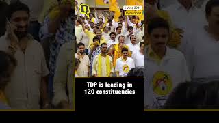 Celebrations in Hyderabad as TDP heads towards victory in Andhra Pradesh Assembly polls  The Quint [upl. by Ainegul27]