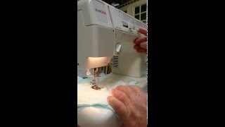 SINGER 5050 Free  Arm Sewing Demo [upl. by Anora616]