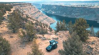 Camping on the Edge Deschutes River Cliffside Adventure at Cove Palisades State Park  Nov 24 [upl. by Evilo]