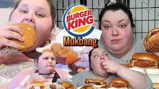 Talking about making healthy changes while eating Burger King  Comparing Mukbangs ALRampFoodie Beauty [upl. by Annai]