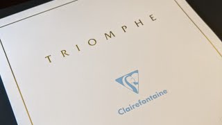 Clairefontaine Triomphe Notepad Overview [upl. by Yojenitsirk]