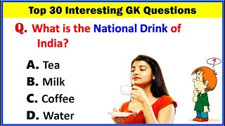 Top 30 INDIA Gk Question and Answer  Gk Questions and Answers  GK Quiz  Gk Question GK GS GK21 [upl. by Lenssen]